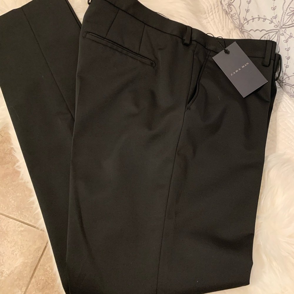 (🔥HOST PICK🔥)Zara Man Black Trouser size “US 38”